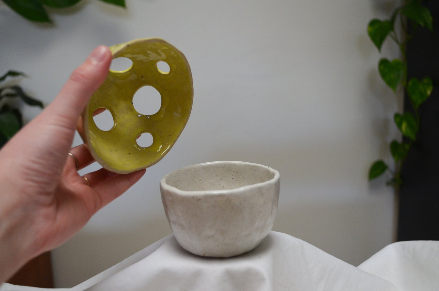 Lemon Mushroom Tealight Holder