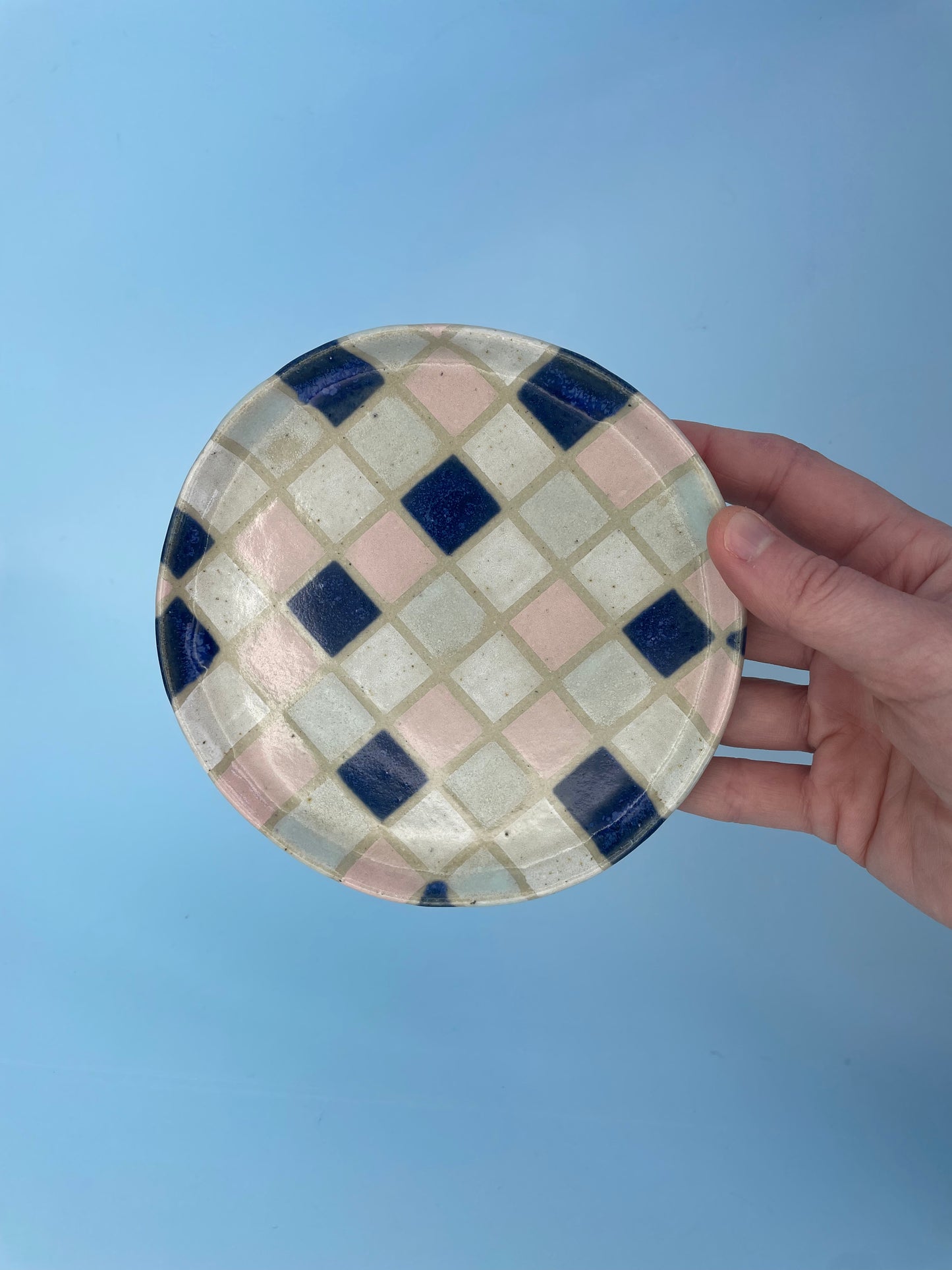 Marshmallow Tile Dessert Plate