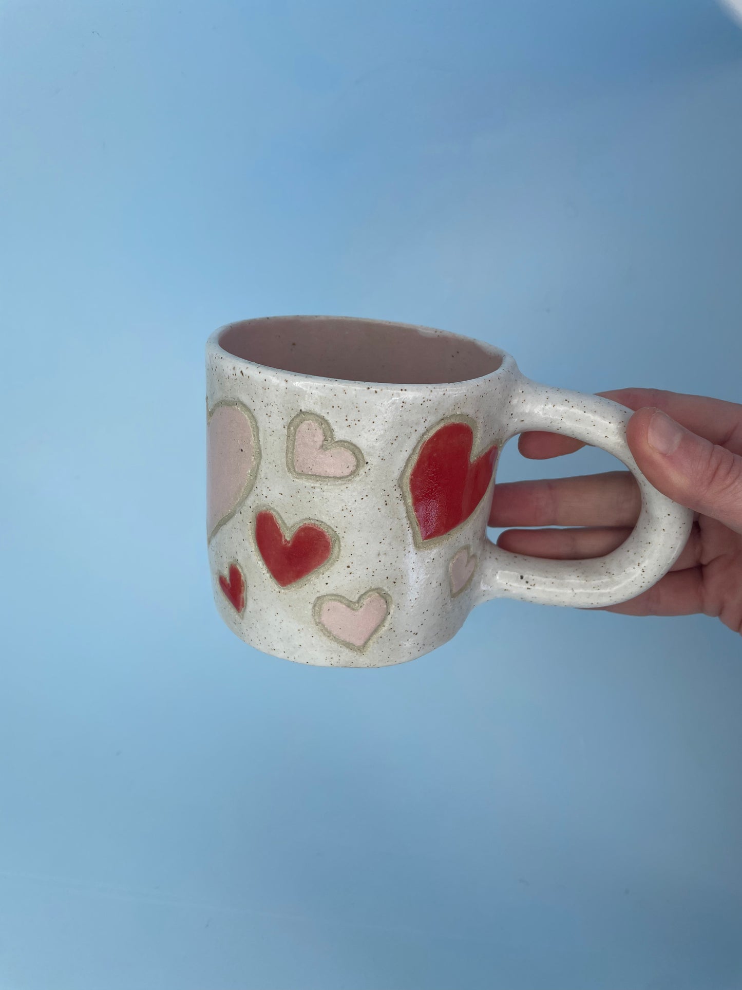 Large Heart Mug