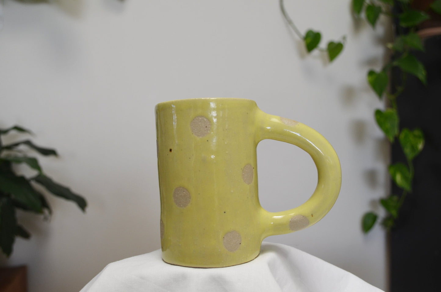 Lemon Polka Dot Mug