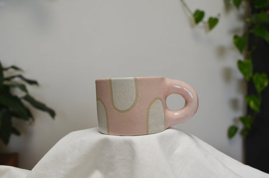 Strawbs n Cream Retro Espresso Mug