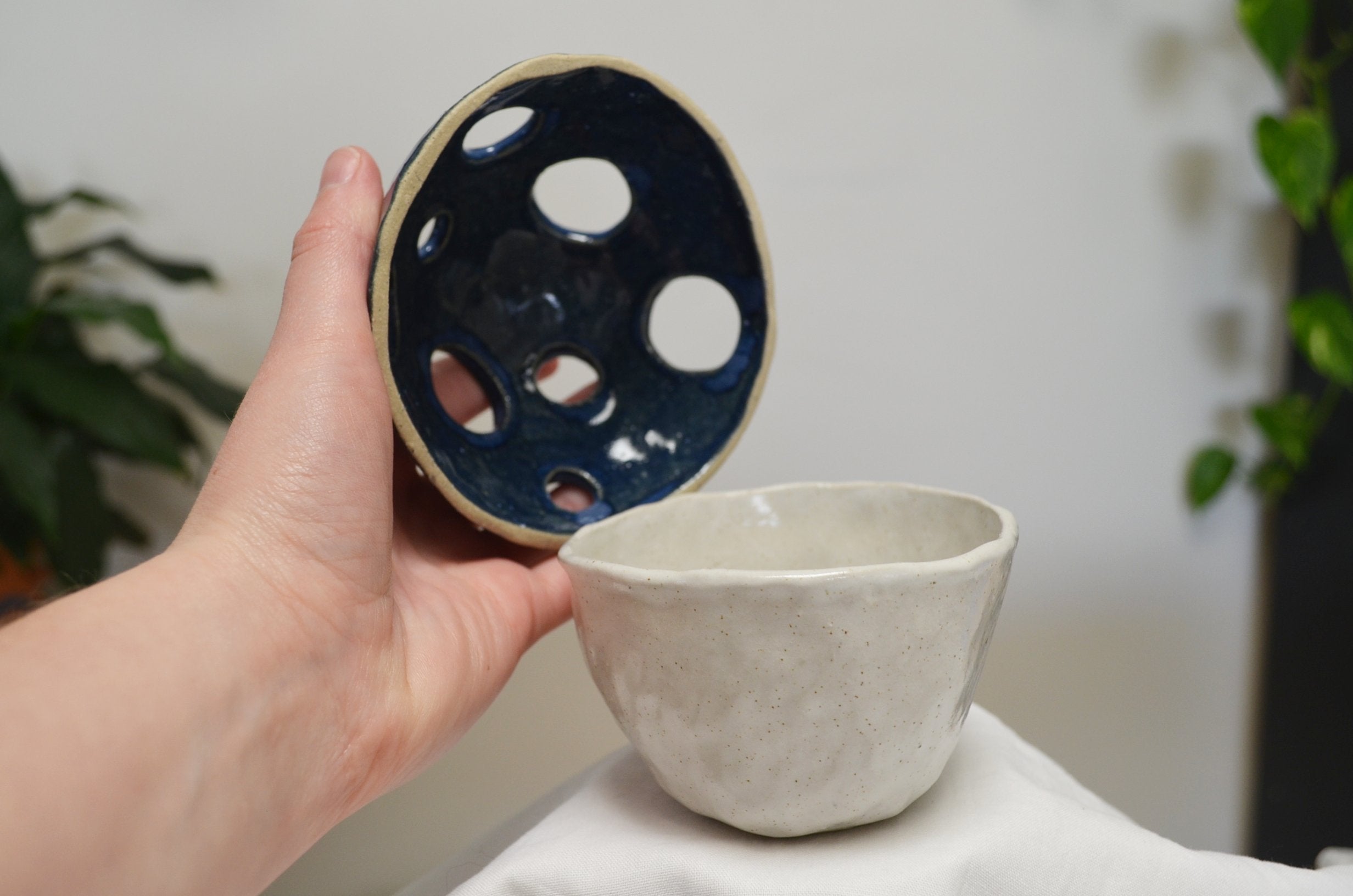 Blueberry Mushroom Tealight Holder