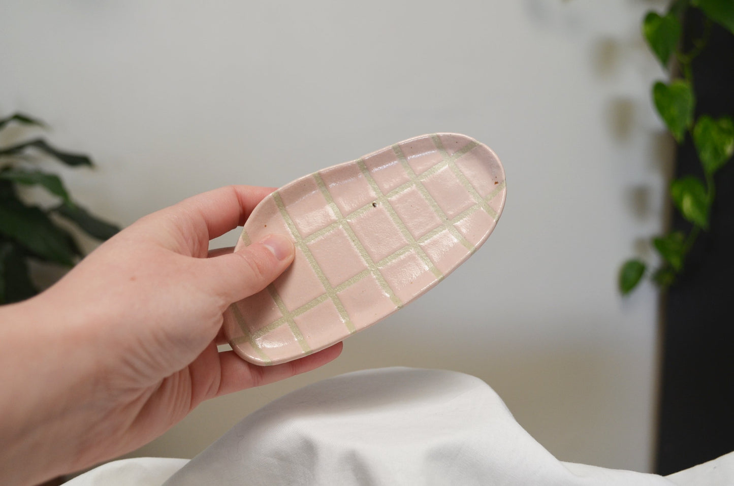 Fairy Floss Grid Trinket Dish