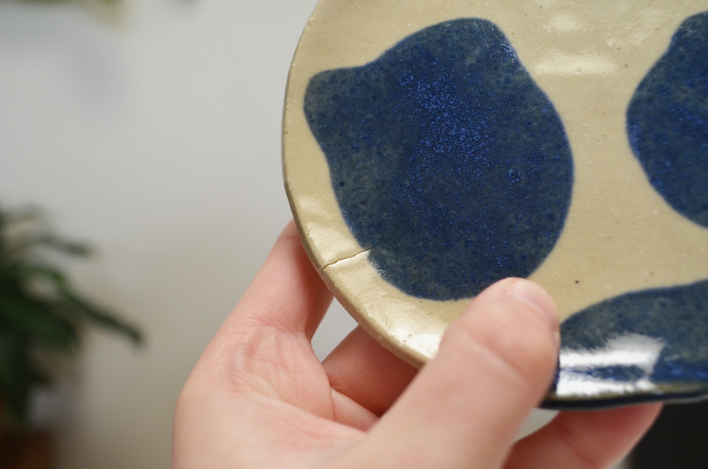 Blueberry Cow Spot Spoon Rest