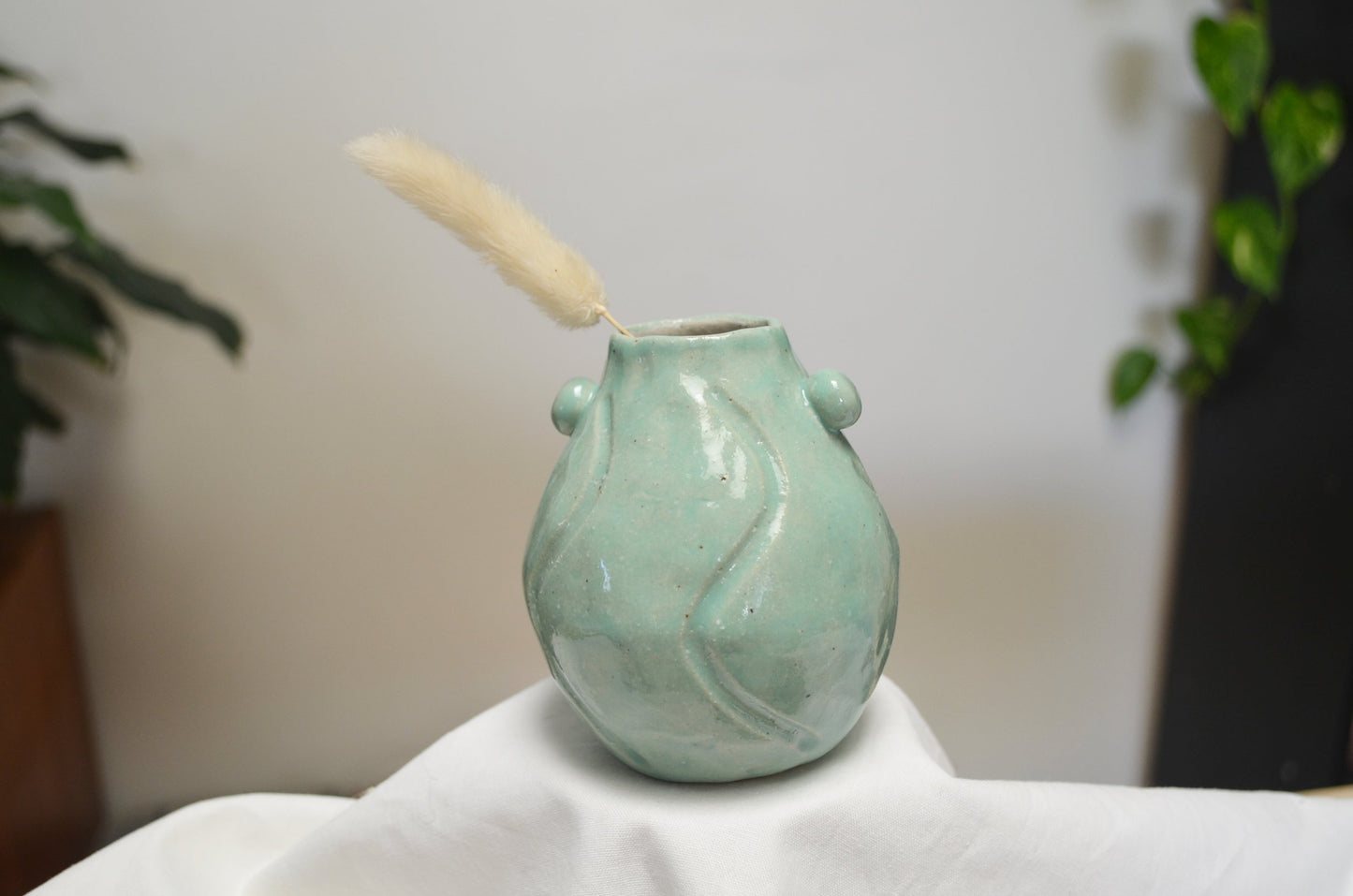 Pistachio Round Mini Vase