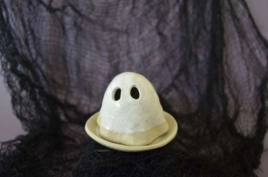 Speckled White Classic Ghostie with Incense Dish 3