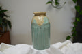 Pistachio Carved Vase