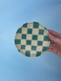 Minty Tile Dessert Plate