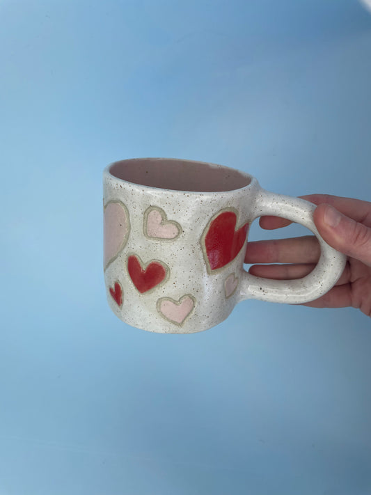 Large Heart Mug