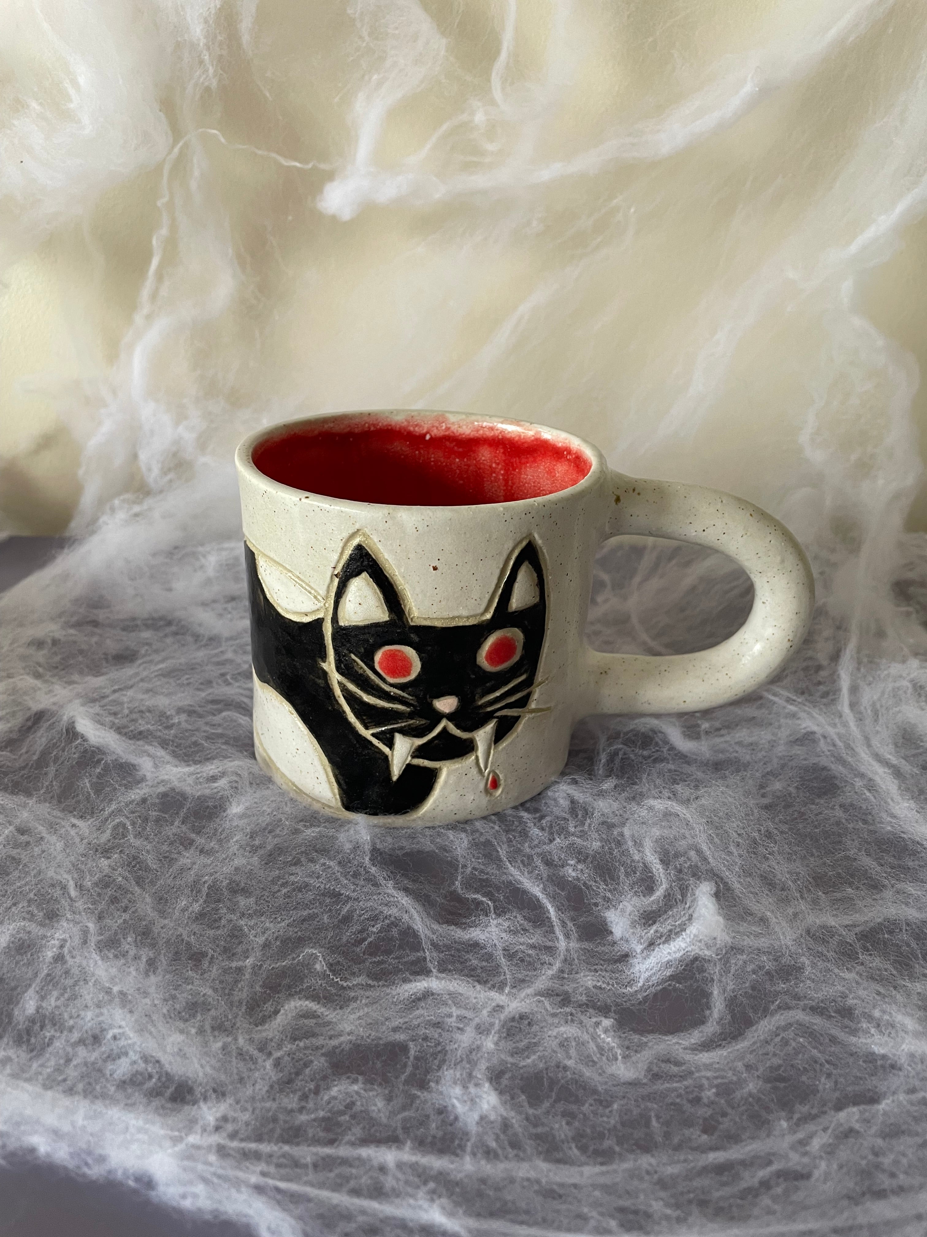 Vampire Cat Mug