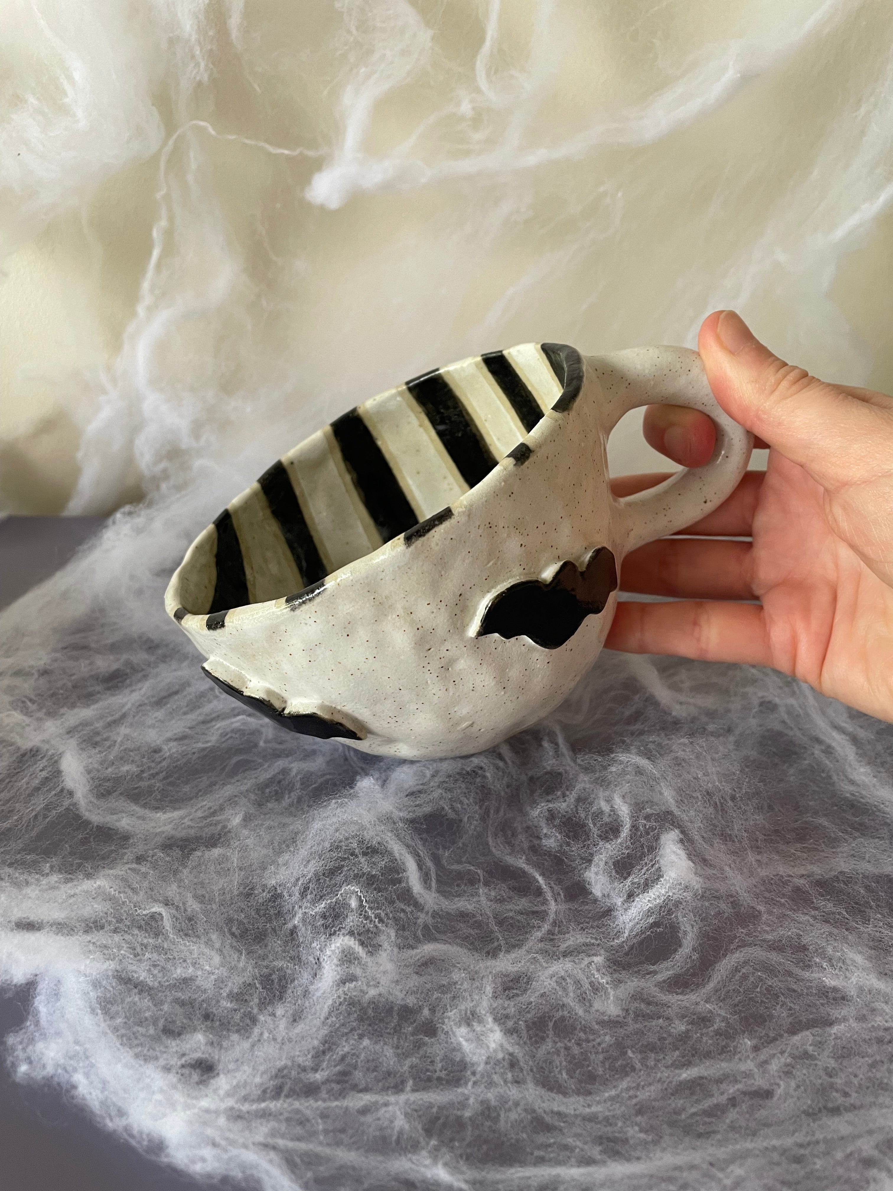 Stripey Bat Mug
