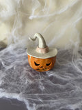 Witches Hat Pumpkin Tea Light Holder 1