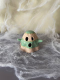 Pink & Green Ghost Figurine