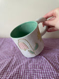 Carved Flower Mug