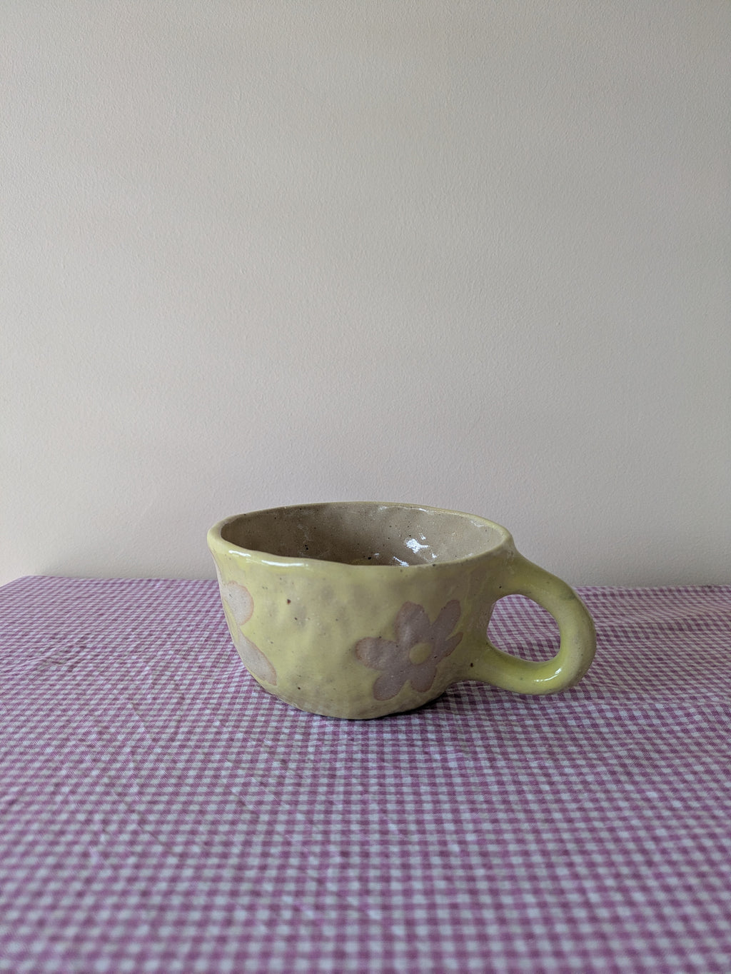 Yellow Flower Pinch Mug