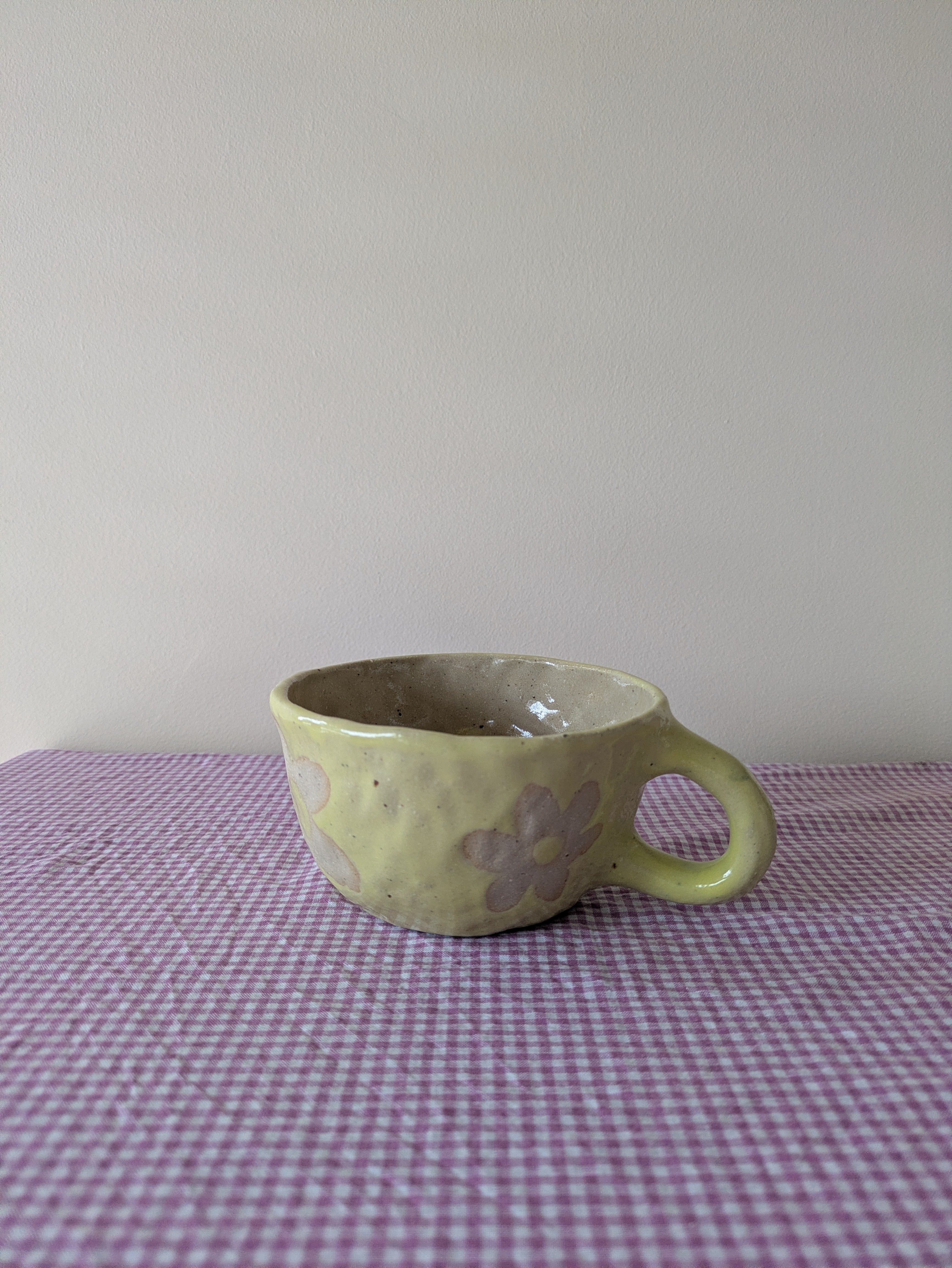 Yellow Flower Pinch Mug