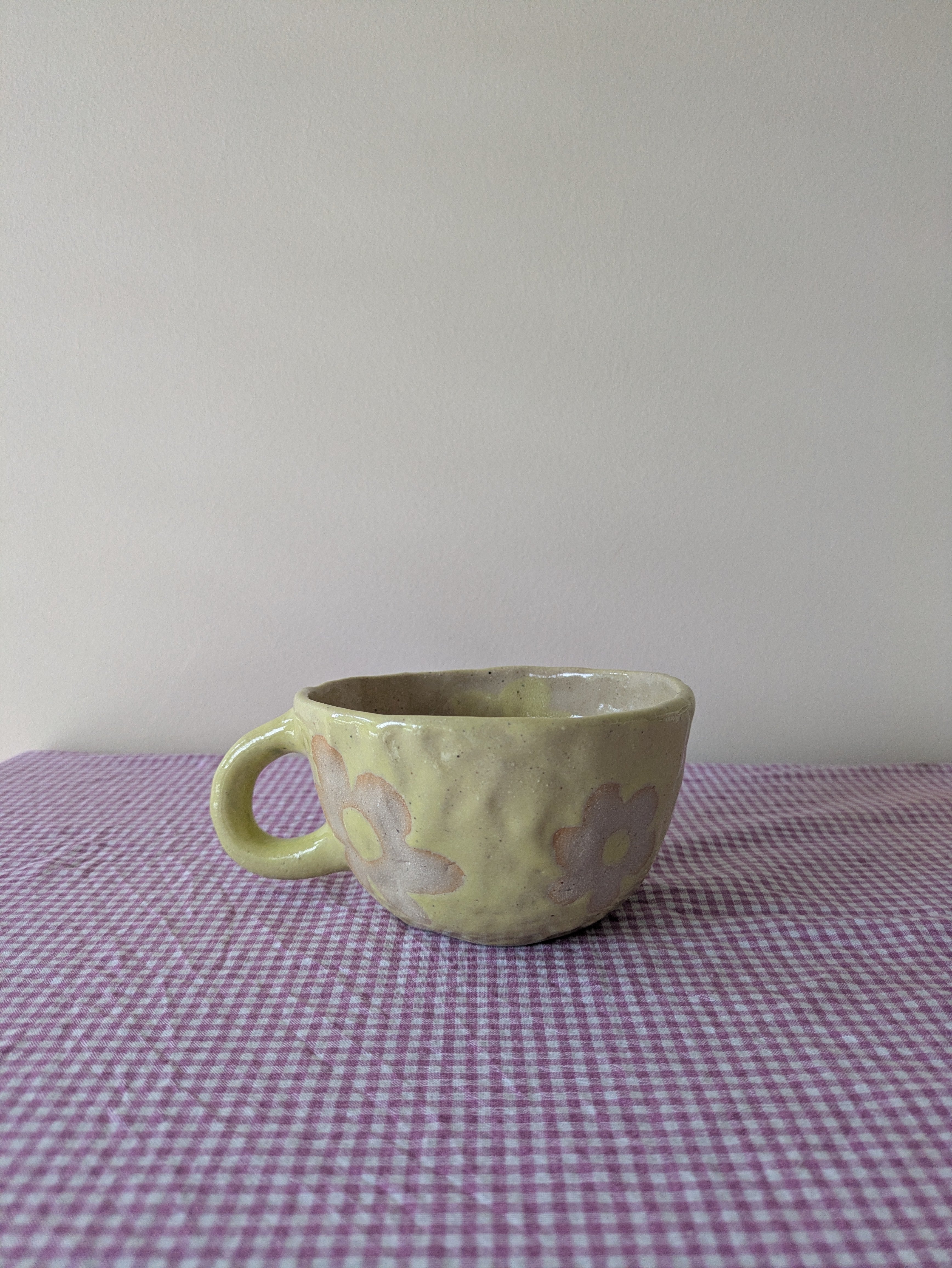 Yellow Flower Pinch Mug