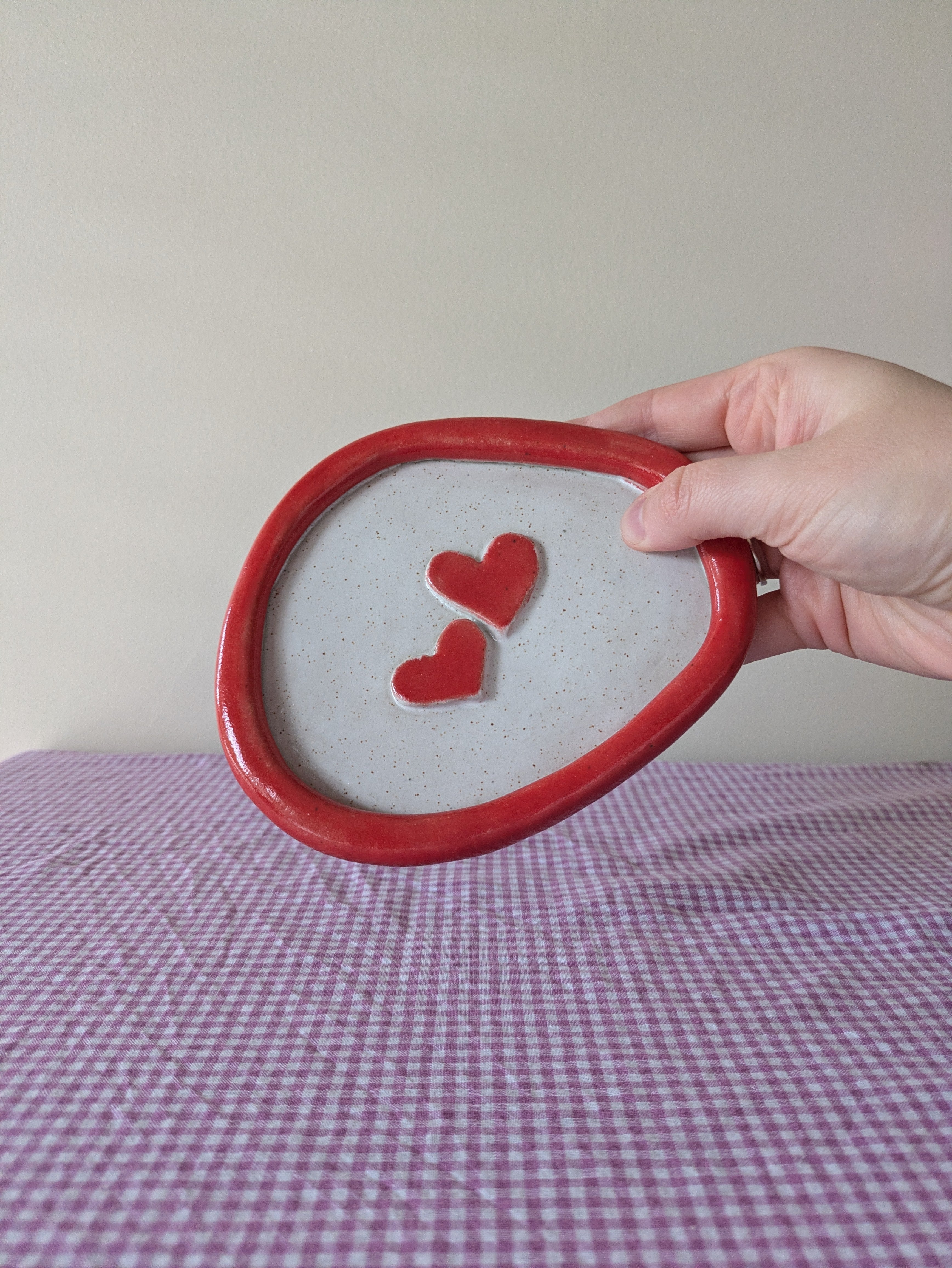 2 Hearts Bubble Tray