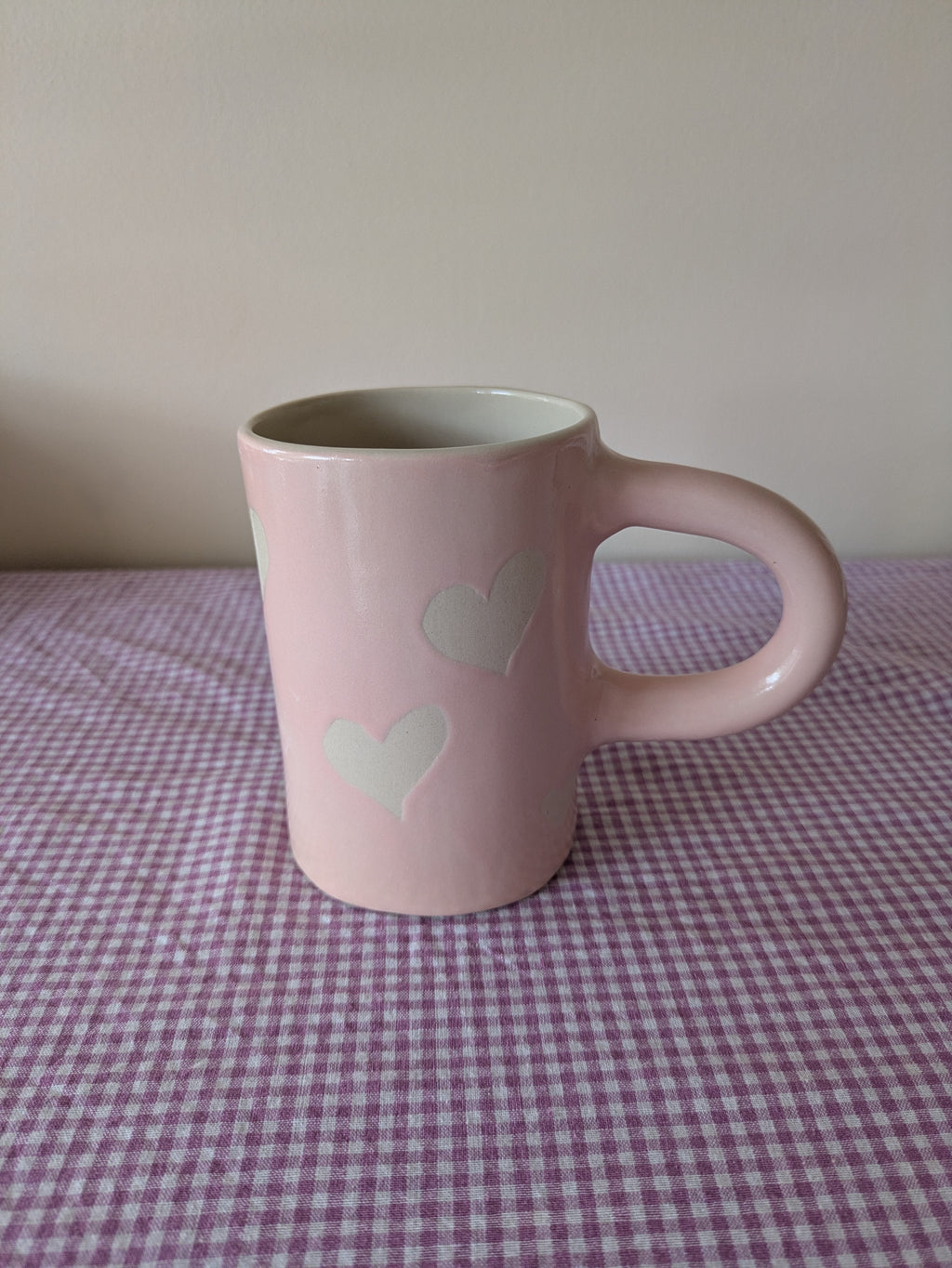 Pink Hearts Mug