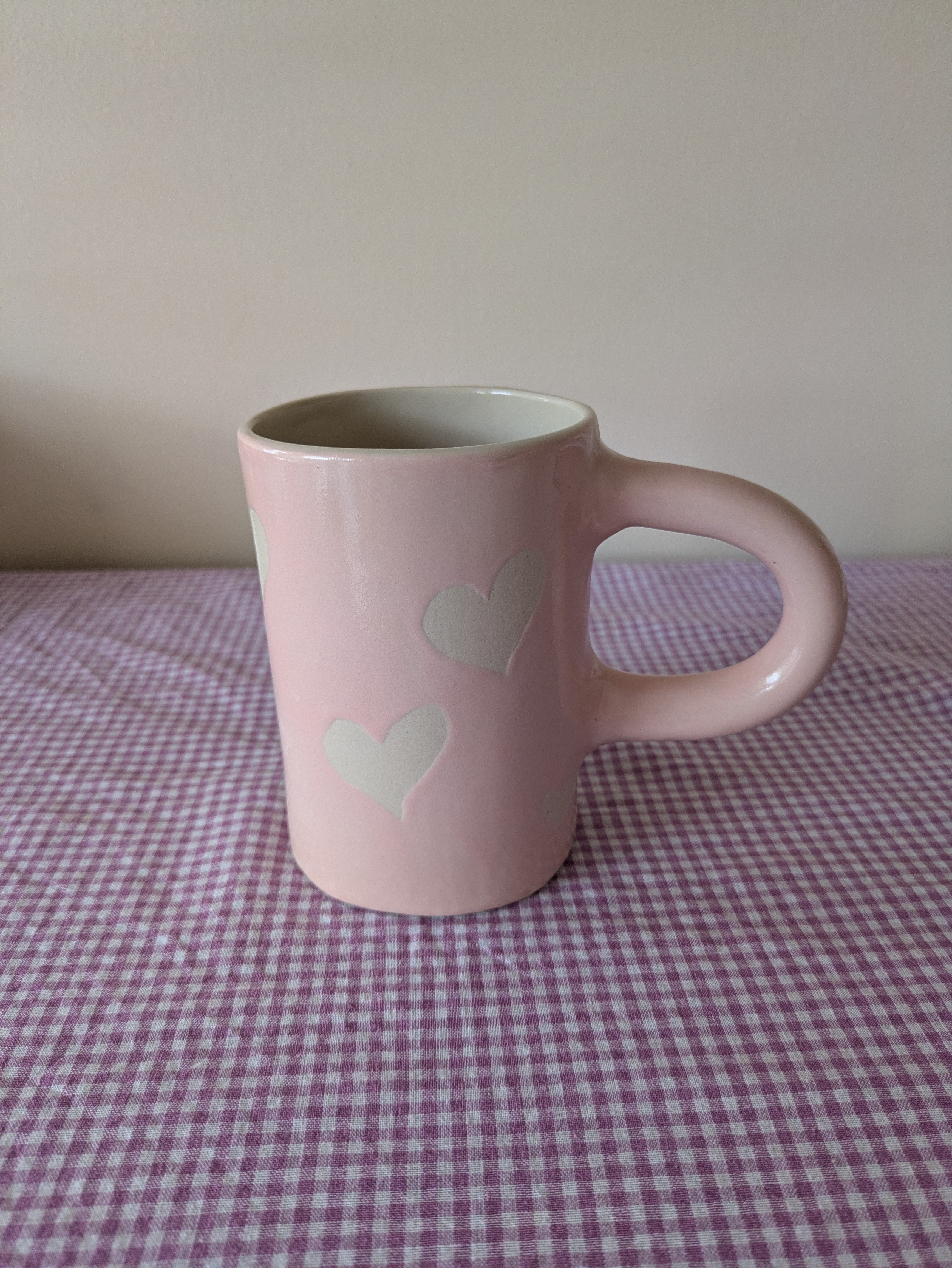 Pink Hearts Mug