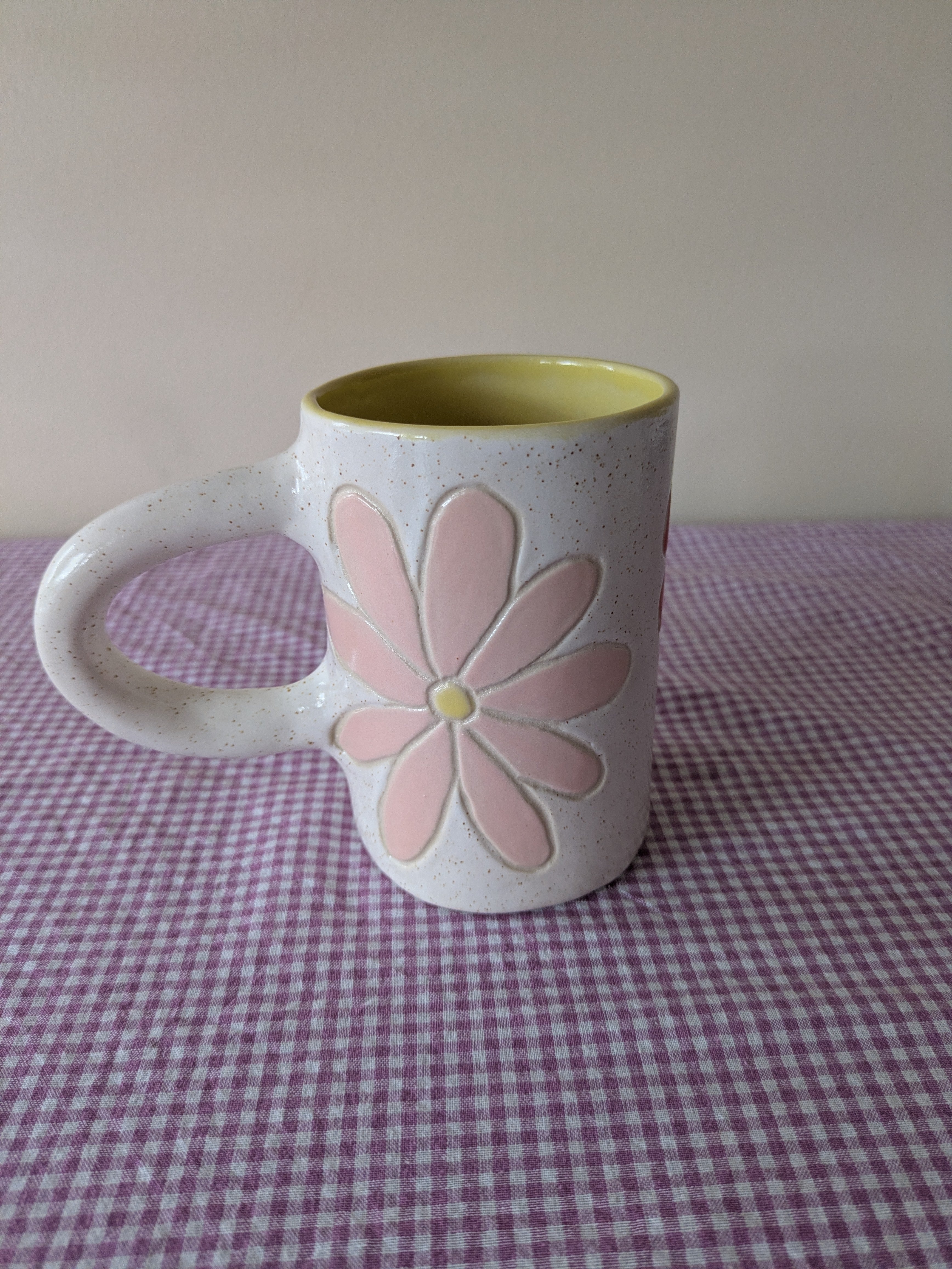 Carved Flower Mug