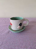 Light Green Mushroom Tea Set