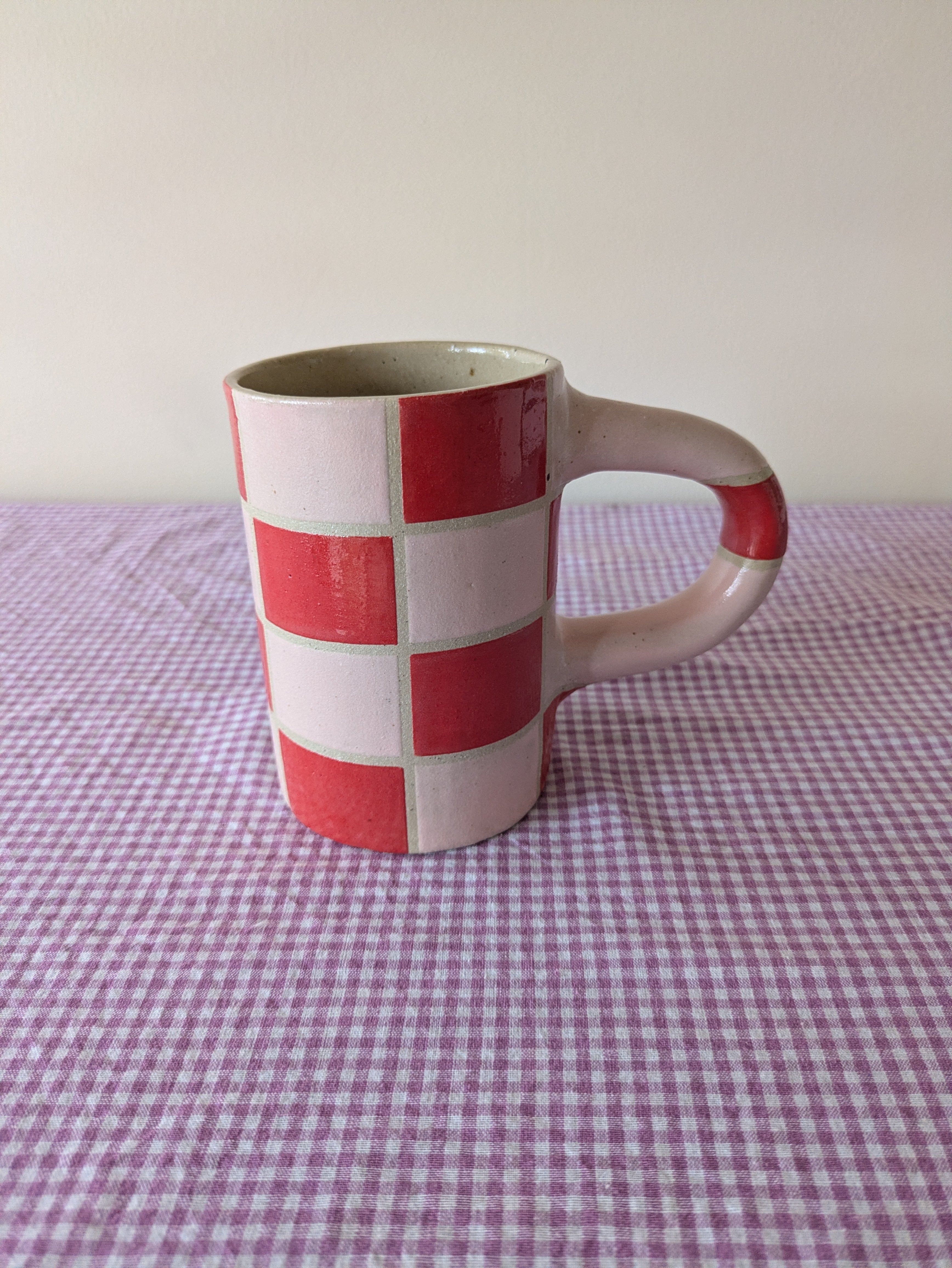 Cherry Grid Mug