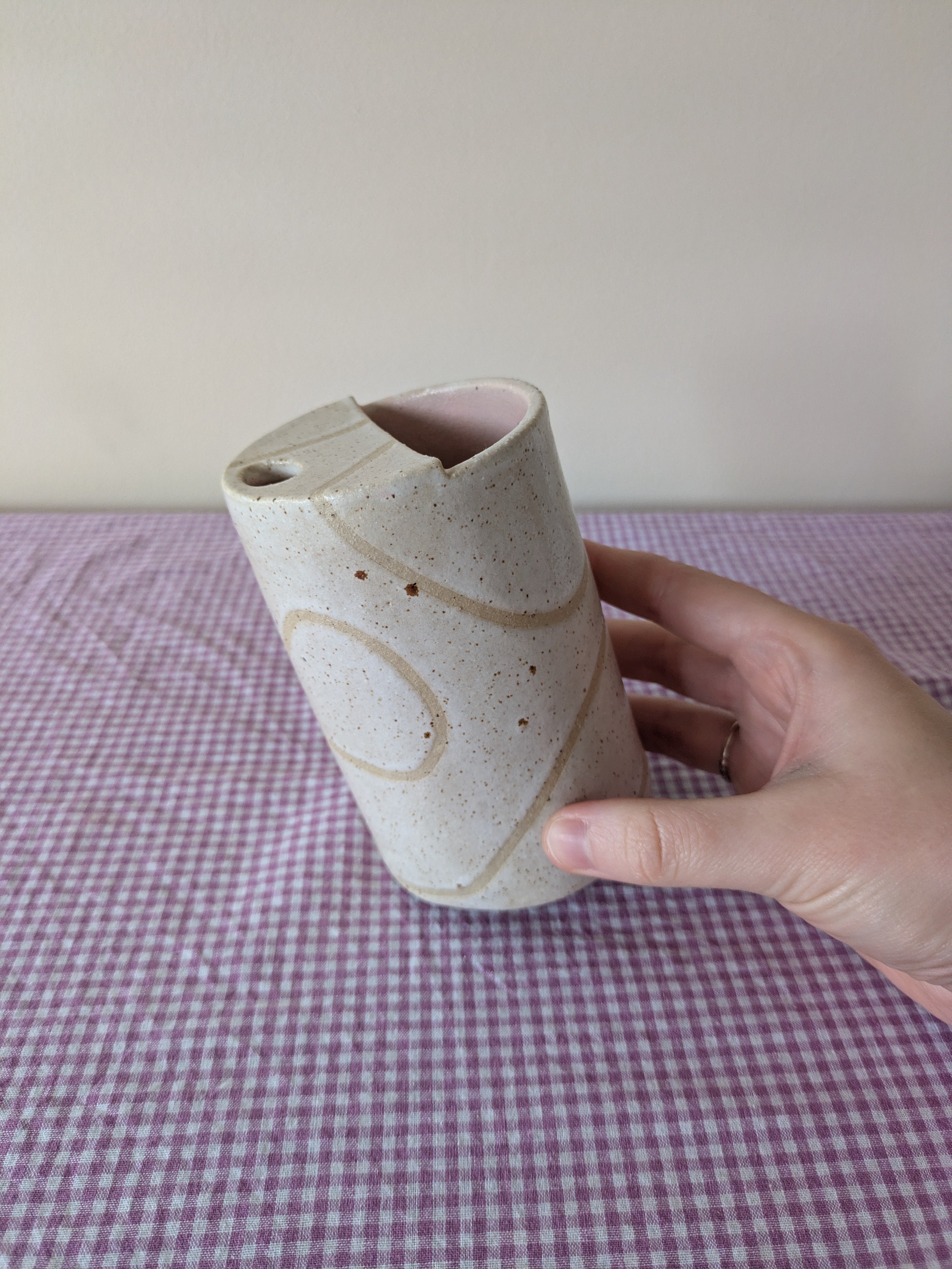Vanilla Bean Wavy Straw Tumbler