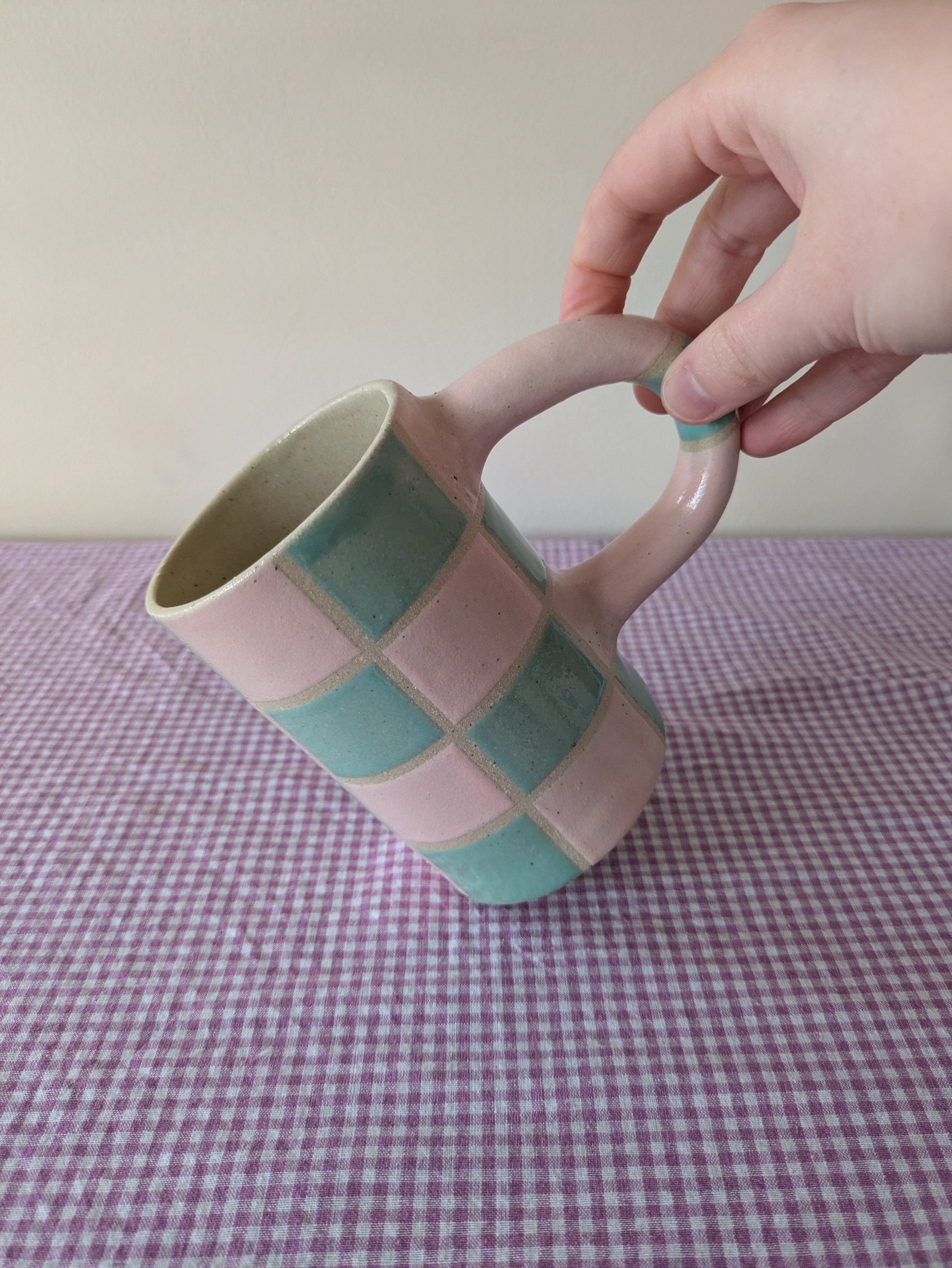 Watermelon Grid Mug (Discounted)
