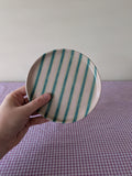 Bubblegum Stripes Dessert Plate
