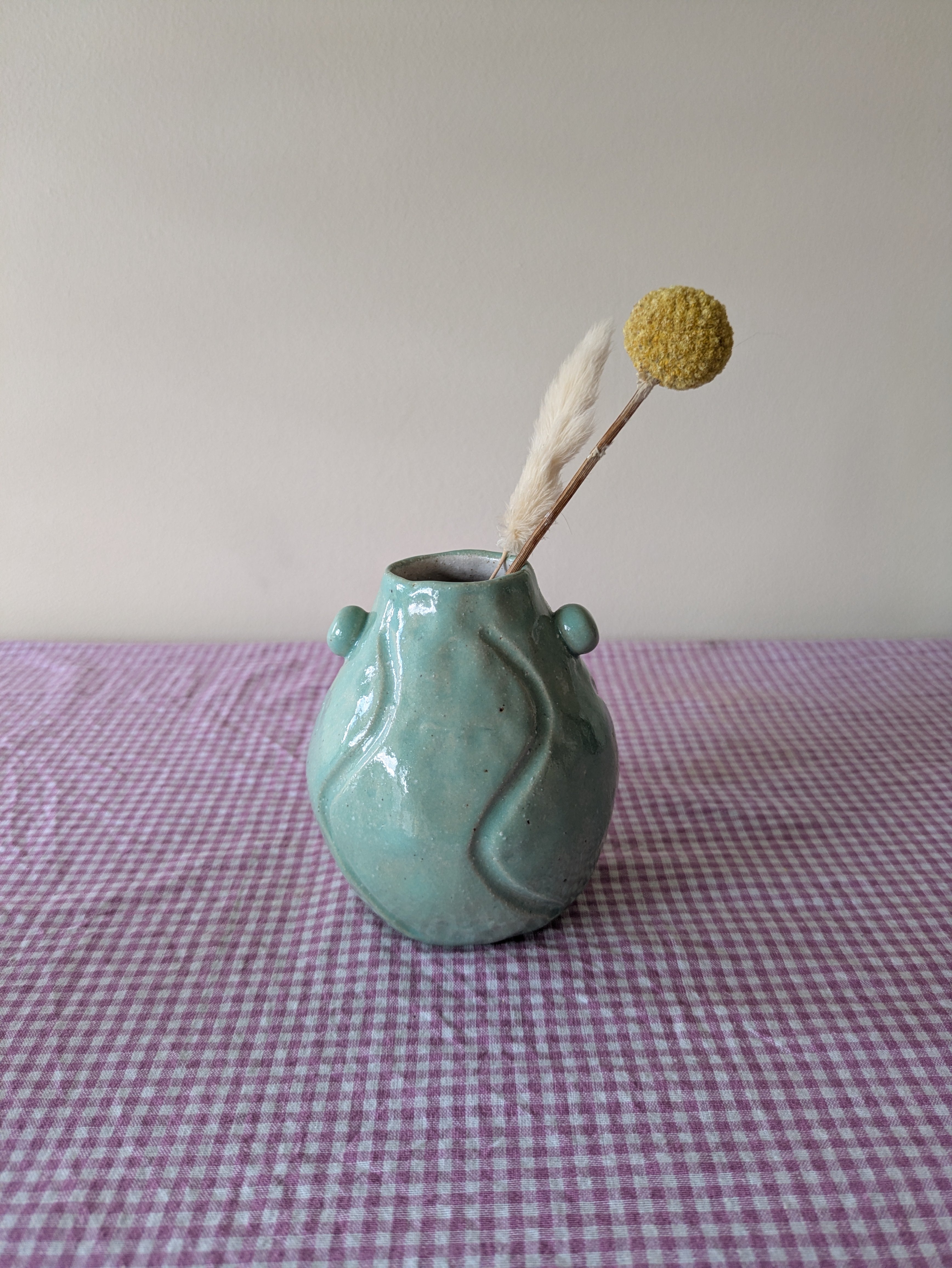 Pistachio Round Mini Vase