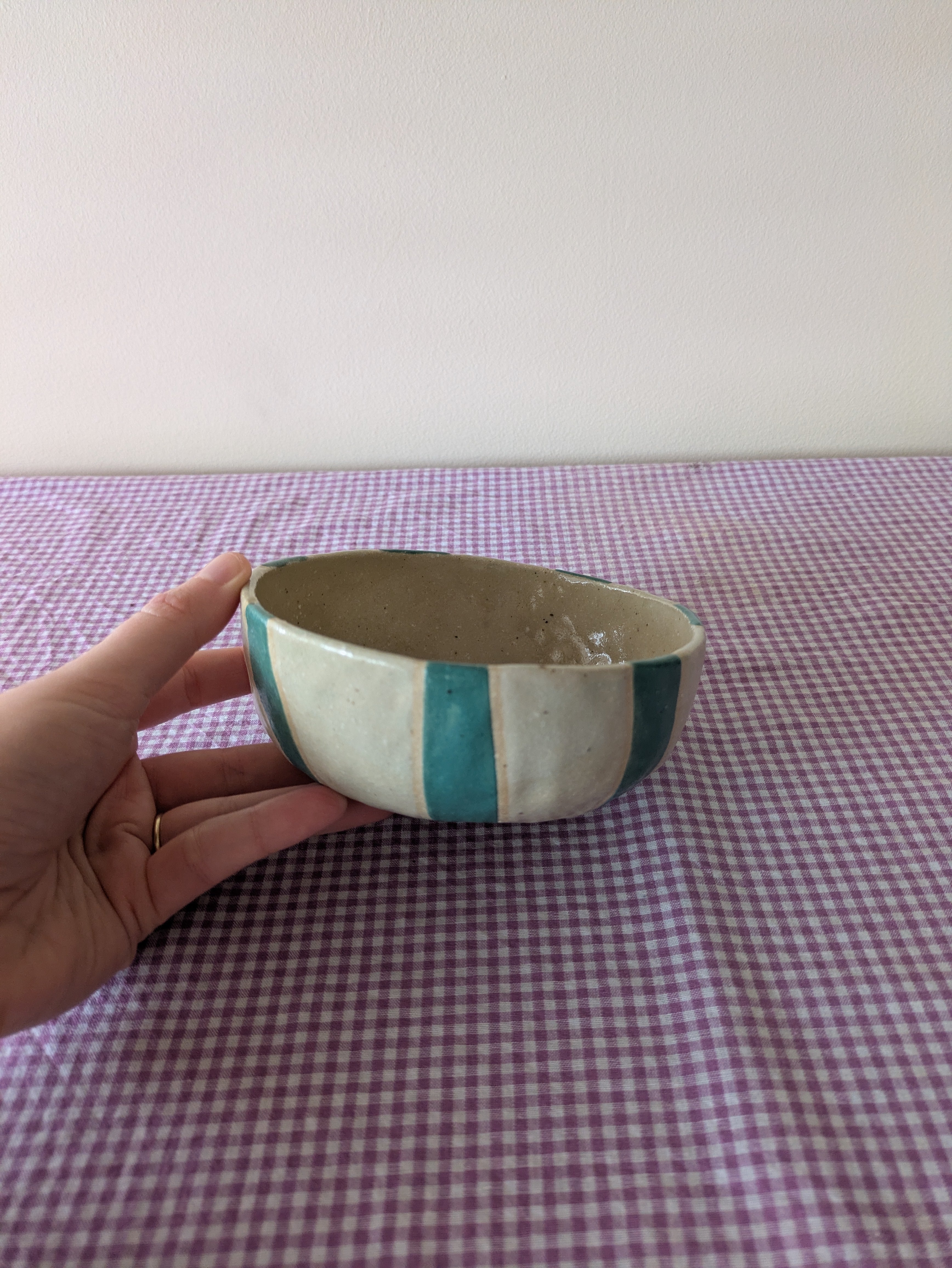 Stripey Snack Bowl