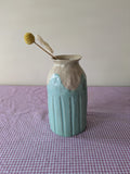 Pistachio Carved Vase (Discounted)